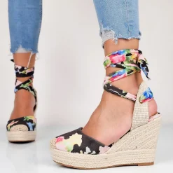 Amalie - Espadrillas Con Zeppa
