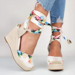 Amalie - Espadrillas Con Zeppa-