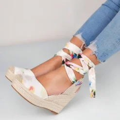 Amalie - Espadrillas Con Zeppa-