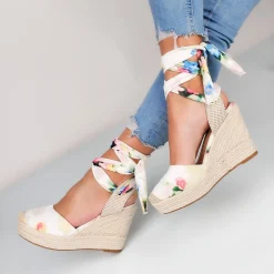 Amalie - Espadrillas Con Zeppa-