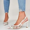 Arianna - Decollette Slingback Microrete