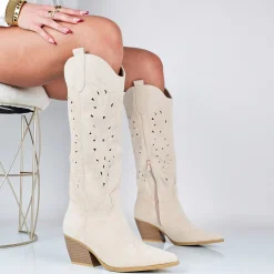 Bice - Stivali Texani Donna Gambale Laserato