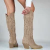Bice - Stivali Texani Donna Gambale Laserato