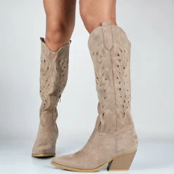 Bice - Stivali Texani Donna Gambale Laserato