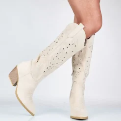 Bice - Stivali Texani Donna Gambale Laserato