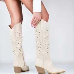 Bice - Stivali Texani Donna Gambale Laserato