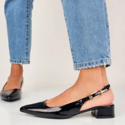 Colette - Ballerine Slingback Tacco Largo