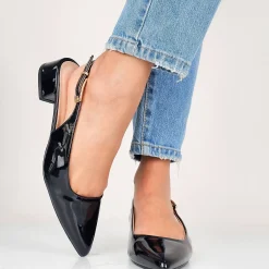 Colette - Ballerine Slingback Tacco Largo