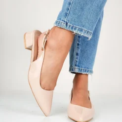 Colette - Ballerine Slingback Tacco Largo