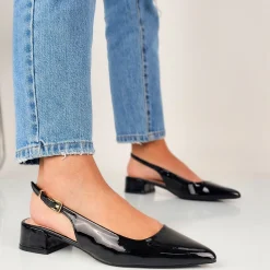 Colette - Ballerine Slingback Tacco Largo