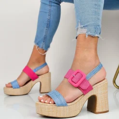 Gry - Sandali Donna Con Plateau