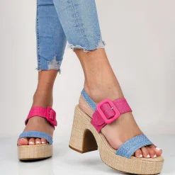 Gry - Sandali Donna Con Plateau