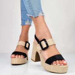 Gry - Sandali Donna Con Plateau