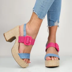 Gry - Sandali Donna Con Plateau