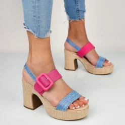Gry - Sandali Donna Con Plateau