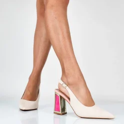 Hazel - Decollette Slingback