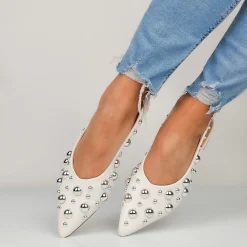 Jessika - Ballerine Slingback Con Borchie