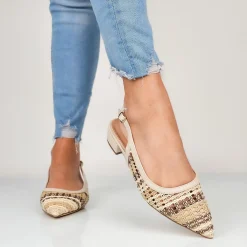 Jhanela - Ballerine Slingback Intreccio