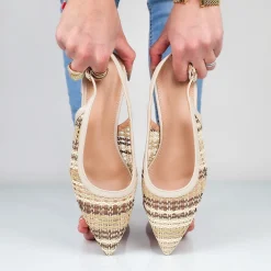 Jhanela - Ballerine Slingback Intreccio