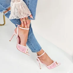 Liuta - Sandali Donna Con Perle E Pizzo