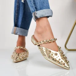 Marcelline - Ballerina Sabot Con Borchie
