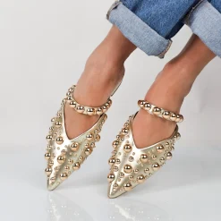 Marcelline - Ballerina Sabot Con Borchie