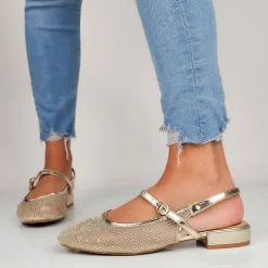 Norma - Ballerine Slingback Rete