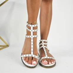 Pamela - Sandali Flatform Con Borchie
