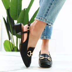 Ruelle - Slingback Con Morsetto Oro