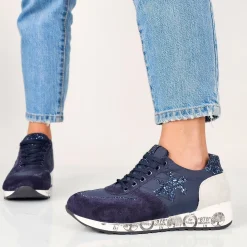 Seraphine - Sneakers Donna Vera Pelle Made In Italy