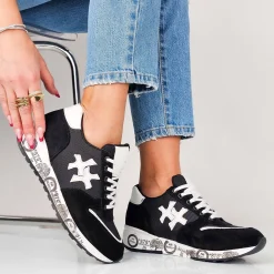 Seraphine - Sneakers Donna Vera Pelle Made In Italy