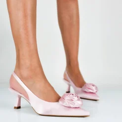 Teresa - Decollette Raso Slingback