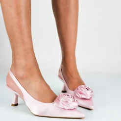 Teresa - Decollette Raso Slingback