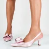 Valeria - Decollette Raso Slingback