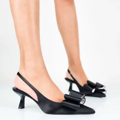 Valeria - Decollette Raso Slingback