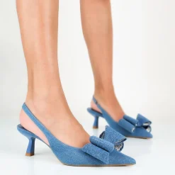 Valeria - Decollette Raso Slingback