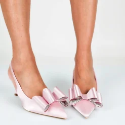 Valeria - Decollette Raso Slingback