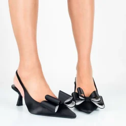 Valeria - Decollette Raso Slingback