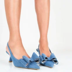 Valeria - Decollette Raso Slingback