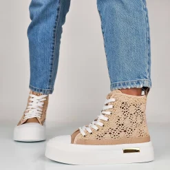 Vesper - Sneakers Donna Alte Macrame`