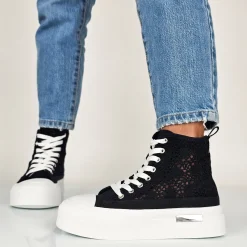 Vesper - Sneakers Donna Alte Macrame`