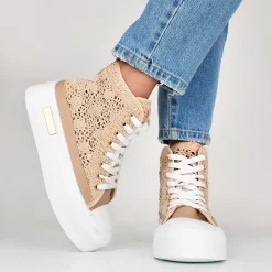 Vesper - Sneakers Donna Alte Macrame`