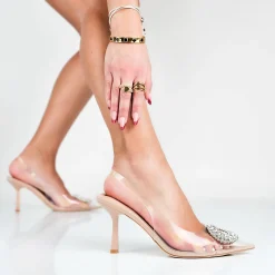 Vicky - Decollete Slingback Trasparente